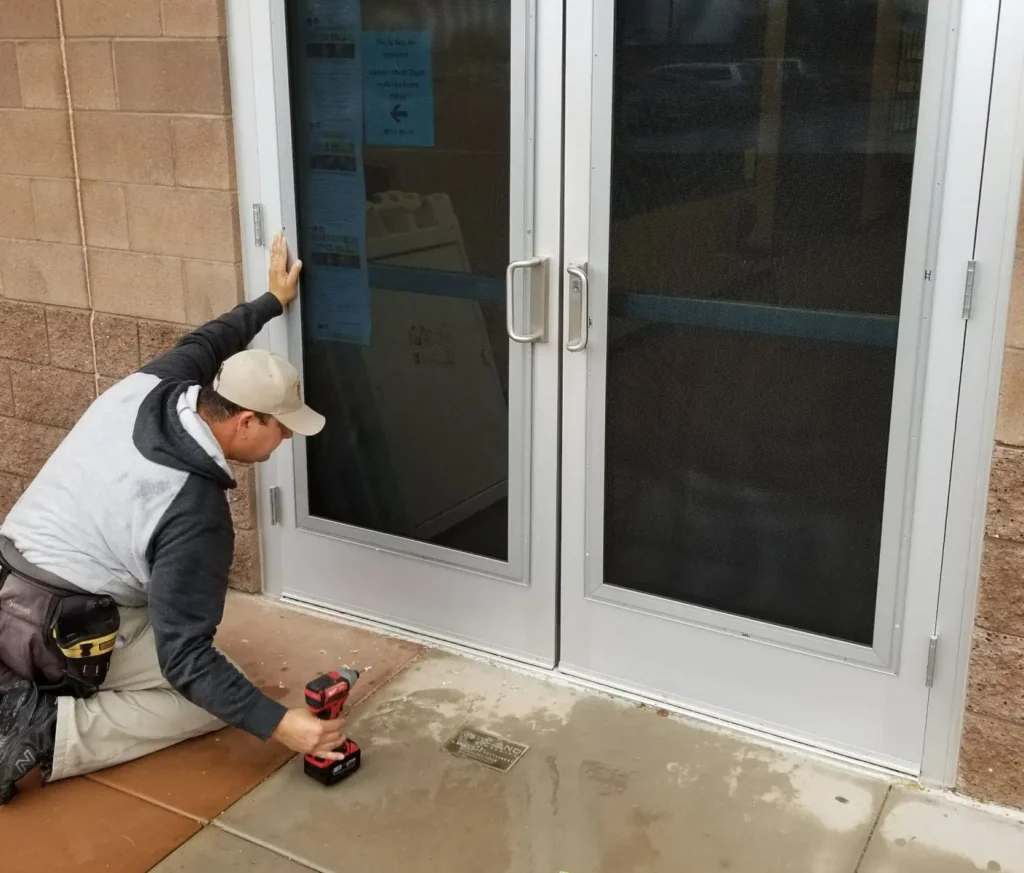 Security Door install